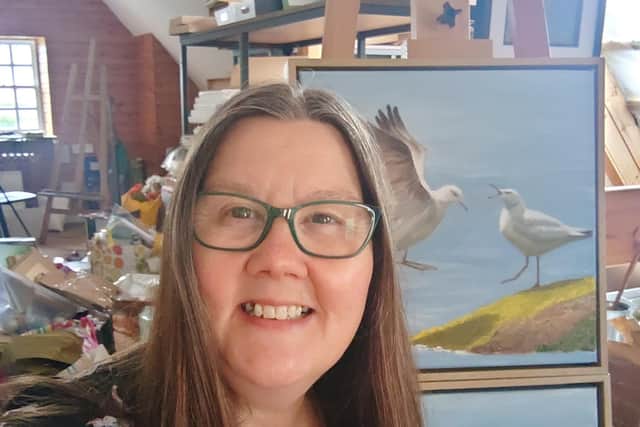 Terri Innes Lyon will be holding an exhibition of her work in Doune throughout the month (Picture: Submitted)