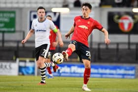 Falkirk star Keelan Adams (Photo: Michael Gillen)