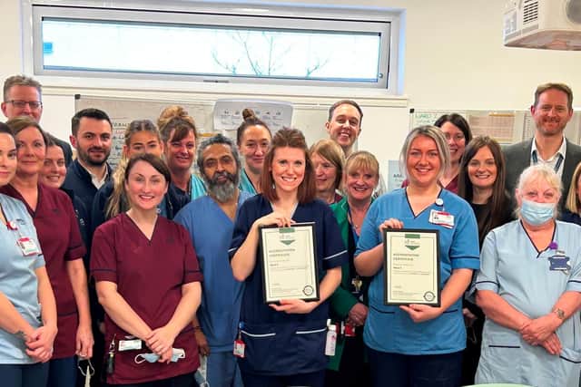 Two mental health wards at Forth Valley Royal Hospital have been awarded accreditation status by the Royal College of Psychiatrists (RCP) for their commitment to high quality care.