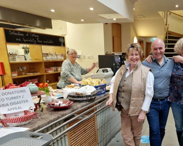 The event, which was hosted by volunteers, proved popular with people coming along and enjoying the home baking that was on offer.