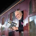 James Cosmo visited Bo'ness and Kinneil Railway to launch VisitScotland's new Set in Scotland guidebook