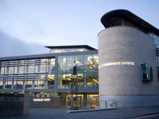 City of Edinburgh Council's headquarters at Waverly Court.