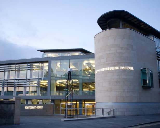 City of Edinburgh Council's headquarters at Waverly Court.