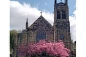 Blossom outside the former Erskine Church in Falkirk taken by Elizabeth Parker.