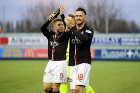 Miller had a great partnerships with a number of strikers during his career but looks back fondly on playing alongside John Baird during his second spell with the Bairns