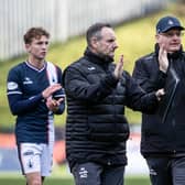 GLASGOW, SCOTLAND - OCTOBER 12: Falkirk Manager John McGlynn at full time during a William Hill Championship match between Partick Thistle and Falkirk at the Wyre Stadium at Firhill, on October 12, 2024, in Glasgow, Scotland. (Photo by Alan Harvey / SNS Group)