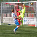 Robert Thomson's spectacular volley against Kelty was ruled out for offside (pic: Scott Louden)