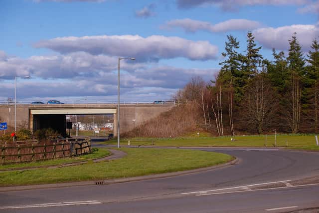 Cadgers Brae roundabout.