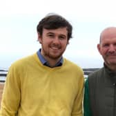 Councillor James Bundy and his father Tony. Picture: Contributed