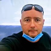 Larbert's Joseph Gormley has helped local communities in Florida with his artwork(Picture: Submitted)