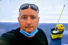 Larbert's Joseph Gormley has helped local communities in Florida with his artwork(Picture: Submitted)