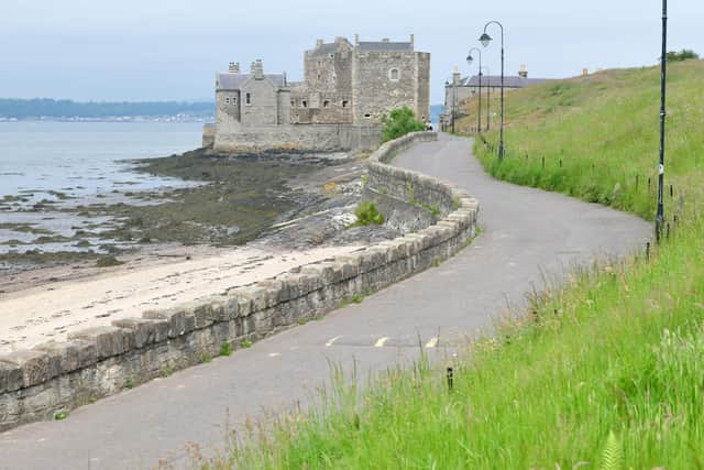 Outlander has filmed scenes at Blackness Castle among myriad Scottish locations. Picture: Michael Gillen.