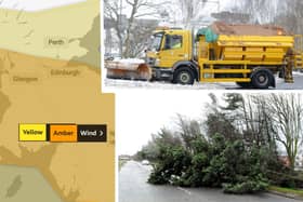 The weather warnings are set to bring severe disruption over the course of three days.