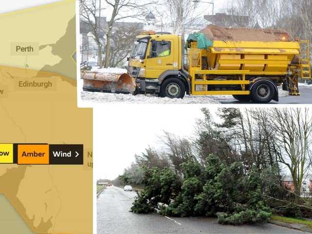 The weather warnings are set to bring severe disruption over the course of three days.