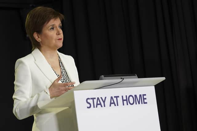 First Minister Nicola Sturgeon launched Scotland's route map out of the coronavirus lockdown during Mental Health Awareness Week
