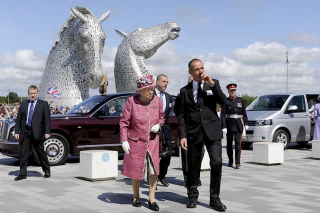 Her Majesty The Queen and His Royal Highness The Duke of Edinburgh opened the Queen Elizabeth II Canal and visited The Kelpies in 2017.