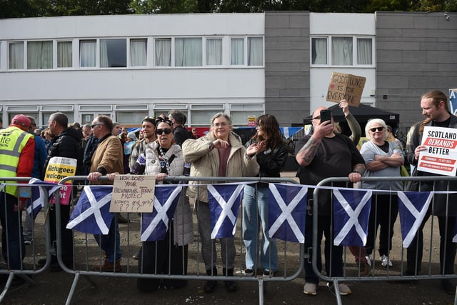 Protest In Falkirk Falkirk Council urged to