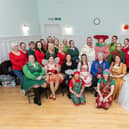 The cast of Larbert Musical Theatre's panto The Snow Queen are excited about getting on stage next month.  (Pic: Michael Gillen)