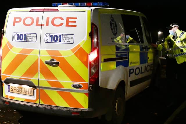 Police are looking into the thefts from vehicles in Grangemouth