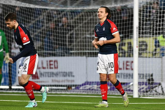 06-01-2024. Picture Michael Gillen. FALKIRK. Falkirk Stadium. Falkirk FC v Queen of the South FC. Season 2023 - 2024. Matchday 19. SPFL cinch League One.:Falkirk v Queen of the South (Photo: Michael Gillen)