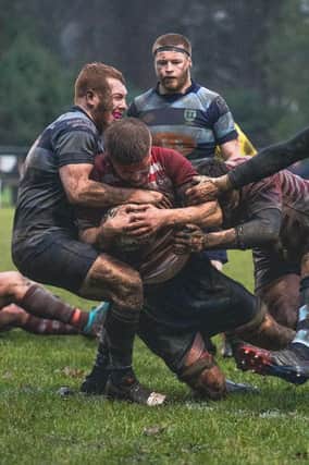 Falkirk were beaten by Division 2 title rivals Peebles over the weekend (Pictures by Peebles Rugby