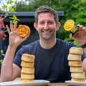 Stuart McNeill is crowned Aldi's first ever official 'pie tester'  (Picture: Submitted)
