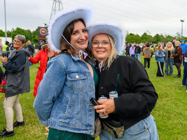 These cowgirls were having fun