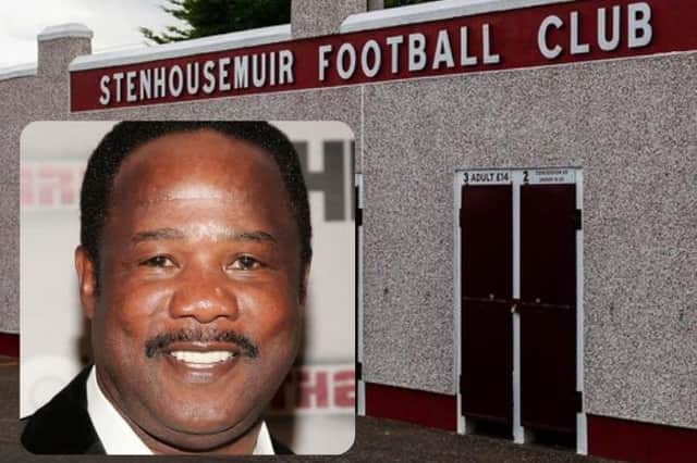 The Wire actor Isiah Whitlock Jr. is one of Stenhousemuir's most famous fans.