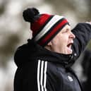 Camelon boss Gordon Wylde on the touchline (Photo: Alan Murray)