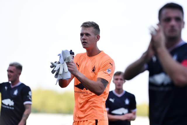 Nicky Hogarth is back at Falkirk after a successful loan spell last term (Pics by Michael Gillen)
