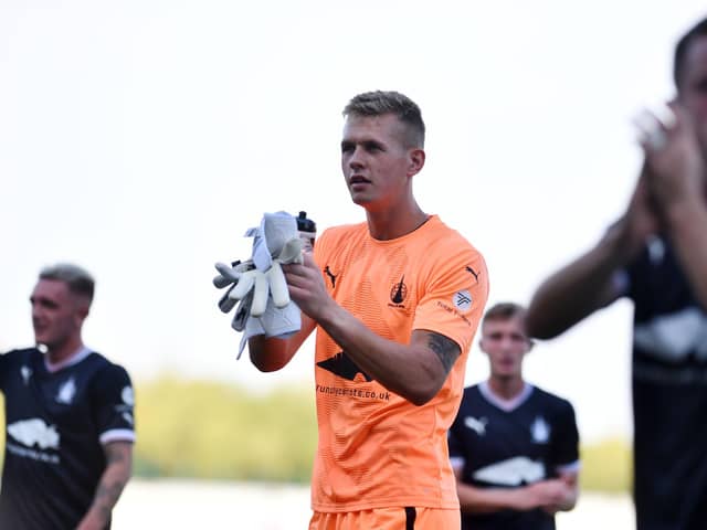 Nicky Hogarth is back at Falkirk after a successful loan spell last term (Pics by Michael Gillen)