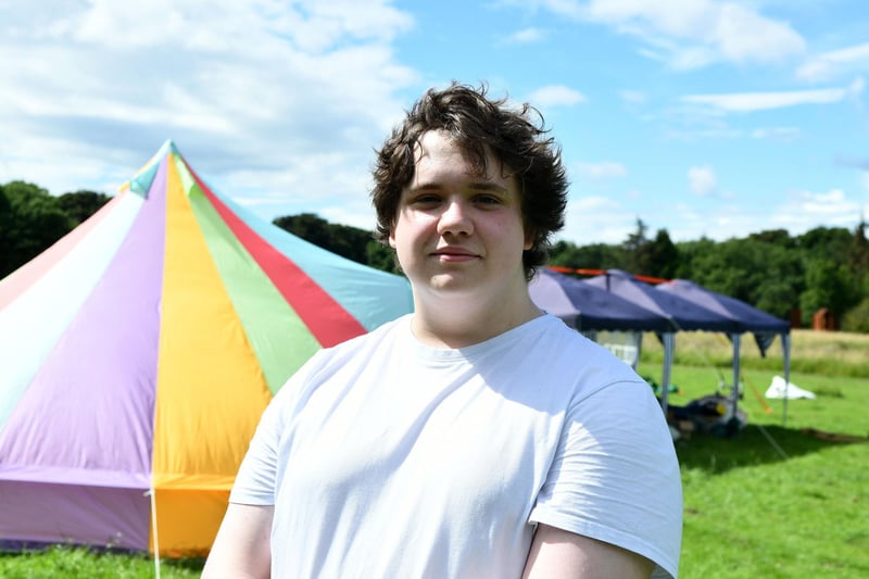 Polmont resident and film student Callum Muir, 18, is just one of the volunteers at this year's Climate Camp
(Picture: Michael Gillen, National World)