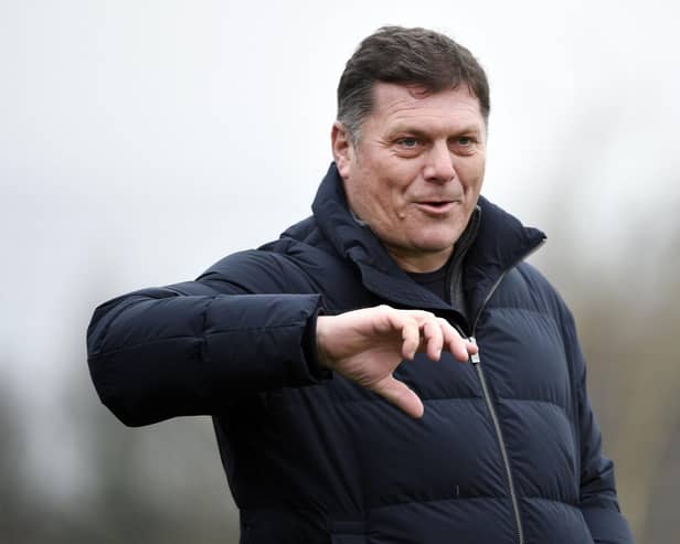 Dunipace boss Danny Smith says his side's destiny in their own hands after Saturday's 4-1 win over Preston Athletic (Photo: Alan Murray)