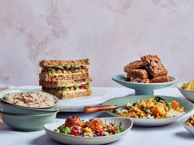 LNER First Class menu January vegan dishes (photo: LNER)