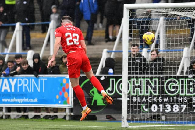 McKay heads at goal last time out