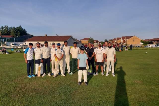 The Westquarter and Redding squad with Lucas Haig, youngest player to play for the first team