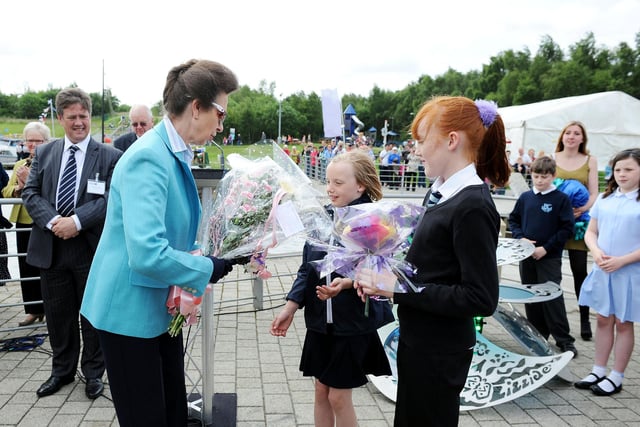 Princess Anne celebrates 10th anniversary of Wheel Opening 2012