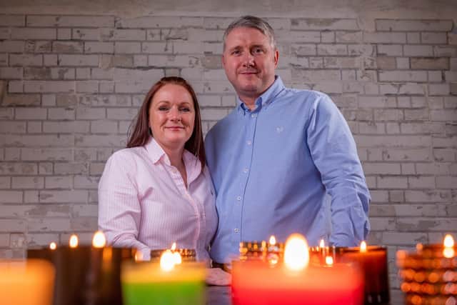 Candle Shack CEO Duncan MacLean set up the West Carron, Falkirk business with his wife Cheryl in 2010. Picture: Sandy Young Photography