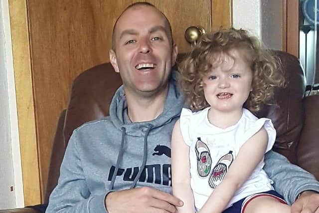 Tragic Harper from Bo’ness, pictured with her dad Andy Aitken.