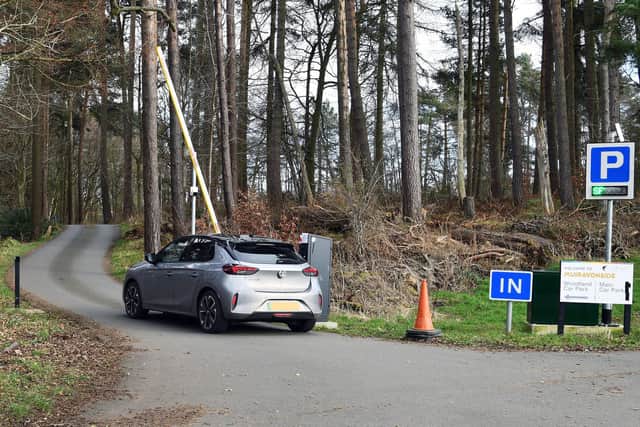 Falkirk Council has admitted that the car park barriers are not always working at Muiravonside Country Park. Pic: Michael Gillen