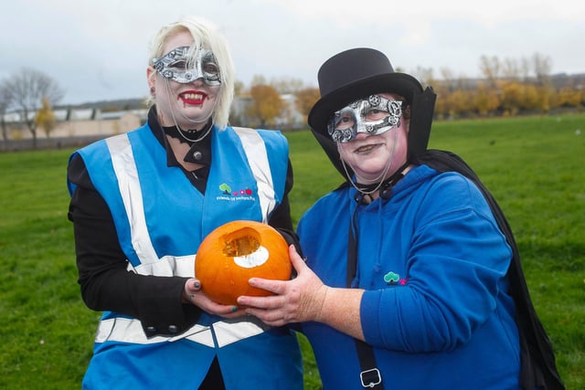 Ghoul Friends of Inchyra Park, Hannah and Tracy