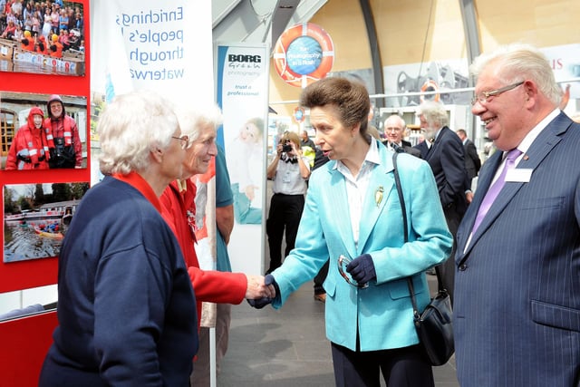 Princess Anne celebrates 10th anniversary of Wheel Opening 2012