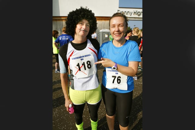 Runner in fancy dress to reflect their running number.