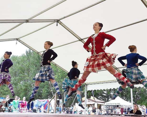 The busy day of events begins at the Wilderness park with Highland dancing.