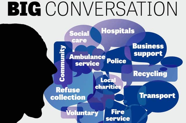 Readers are asked to complete a survey and join the Big Conversation