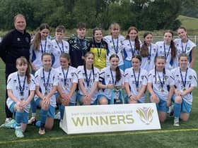 Central Girls' under-16 team secured a League Cup trophy over the weekend (Photo: Submitted)