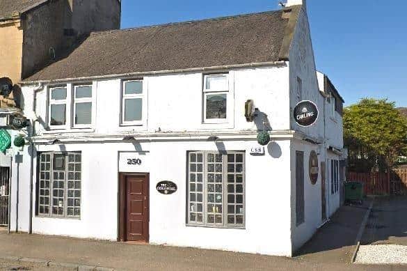 The attack happened outside the Colonial Bar in Falkirk