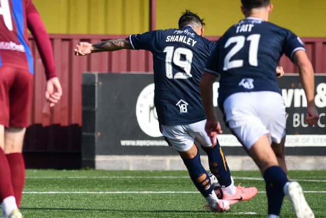 07-09-2024. Picture Michael Gillen. STENHOUSEMUIR. Ochilview Park. Stenhousemuir FC v Falkirk FC. Season 2024 - 2025. SPFL Trust Trophy Round 3