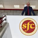 Stenhousemuir chairman Iain McMenemy (Photo: Michael Gillen)