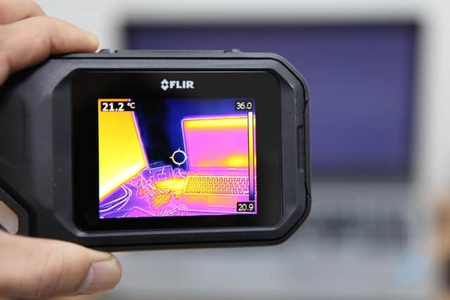 FLIR thermal imaging device is now in the tool library to help householders identify damp and draughts.